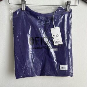 Purple pulse Figs Catarina Scrub Top